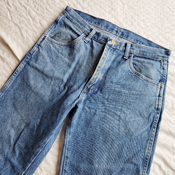 Vintage Rustler Blue Jeans - Picture 3 of 5